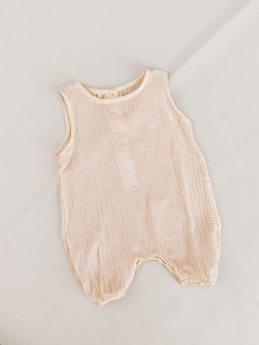 Tiny Trove Bowie Sleeveless Jumpsuit - Vanilla