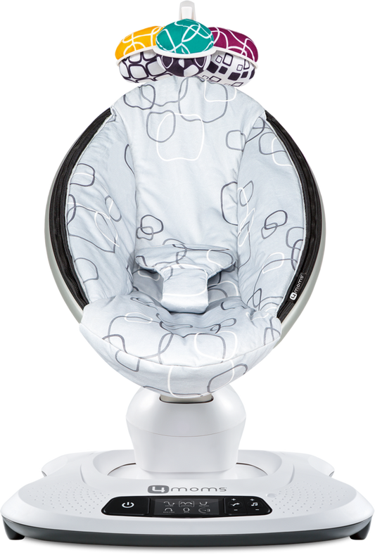 4Moms Mamaroo 4.0 Multi-Motion Baby Swing - Silver Plush