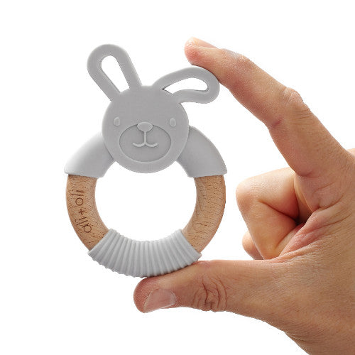 Bunny Teether - Grey