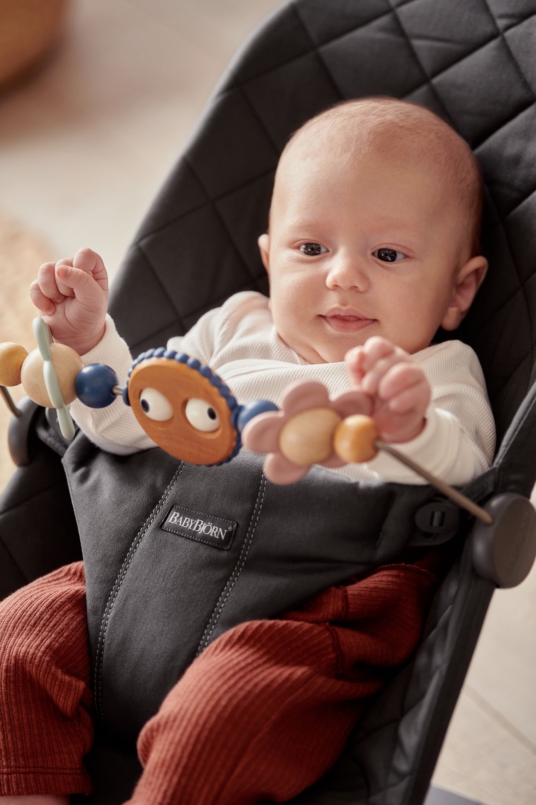 BABYBJORN Toy for Bouncer - Googly Eyes Pastels