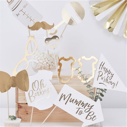 Baby Shower Photo Booth Props