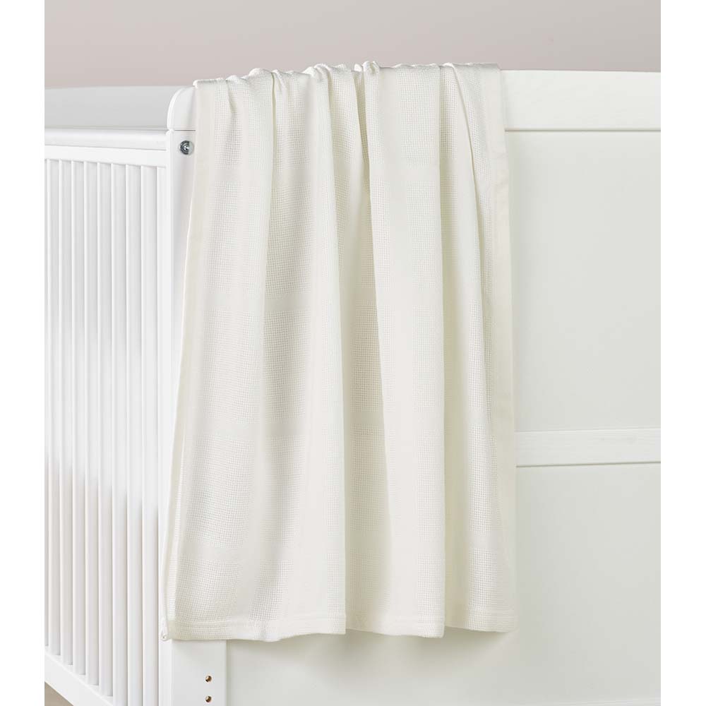 Kinder Valley Bamboo Cellular Blanket - Cream