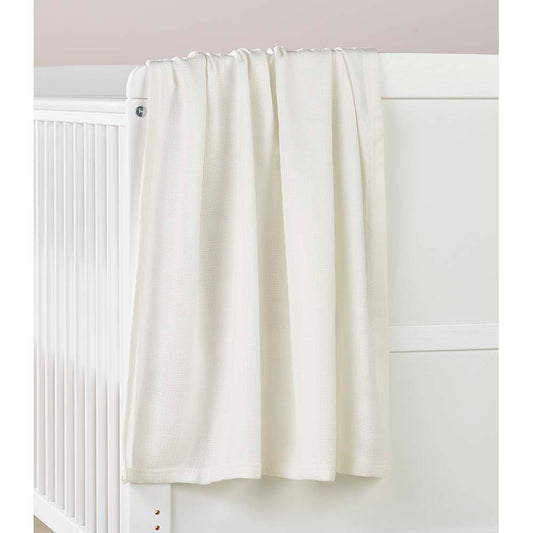 Kinder Valley Bamboo Cellular Blanket - Cream