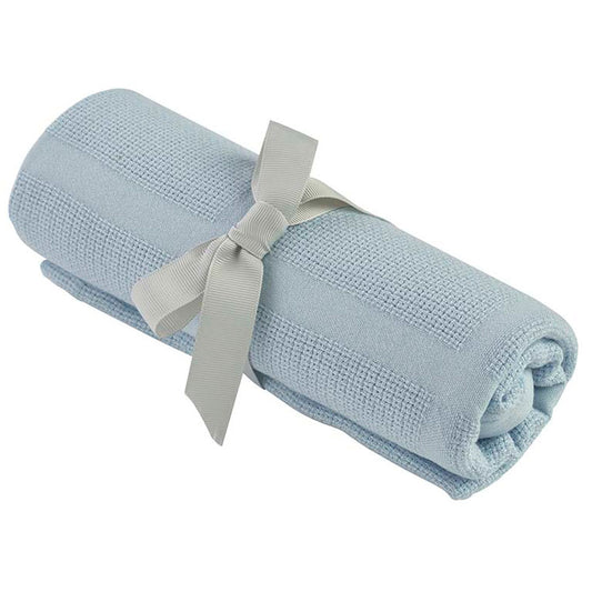 Kinder Valley Bamboo Cellular Blanket - Blue