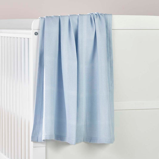 Kinder Valley Bamboo Cellular Blanket - Blue