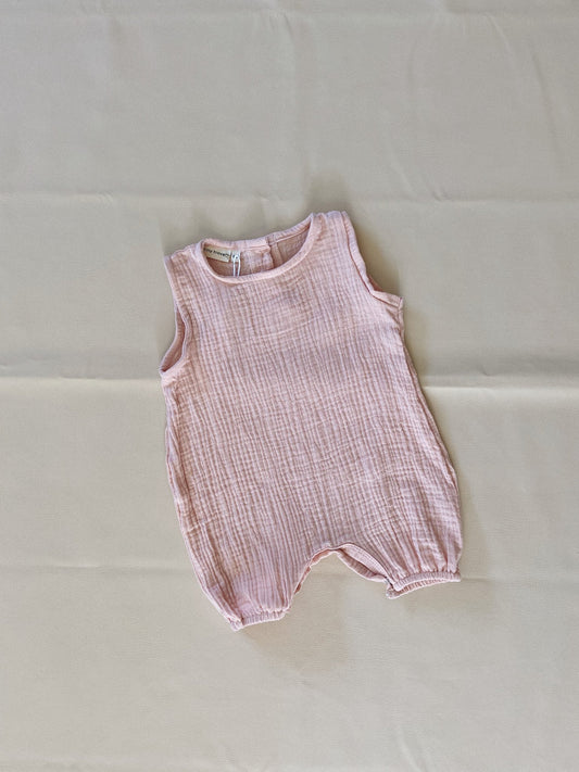 Tiny Trove Bowie Sleeveless Jumpsuit - Marshmallow Pink