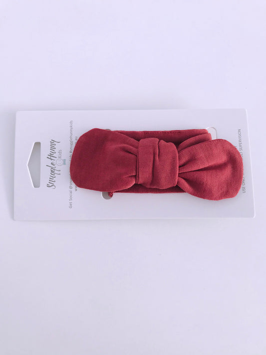 Topknot Headband - Deep Rust