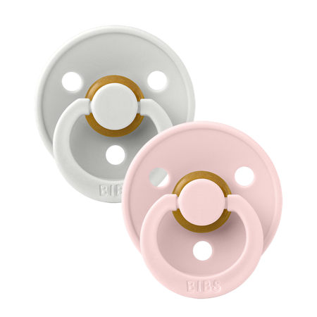 Bibs Colour Pacifier 2pc - Haze / Blossom