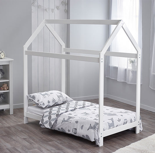 Kinder Valley Harper Toddler Bed House - White