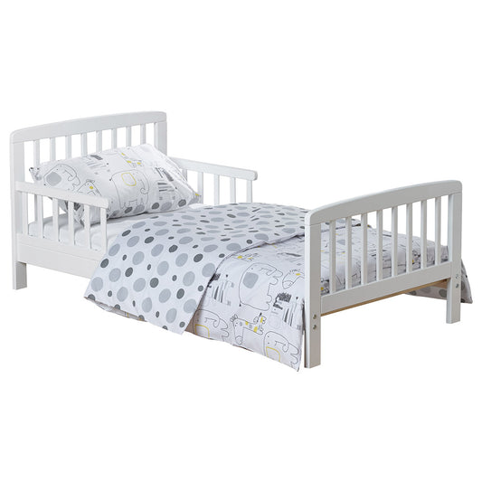 Kinder Valley 3Pc Toddler Bedding Set - Safari Friends Grey