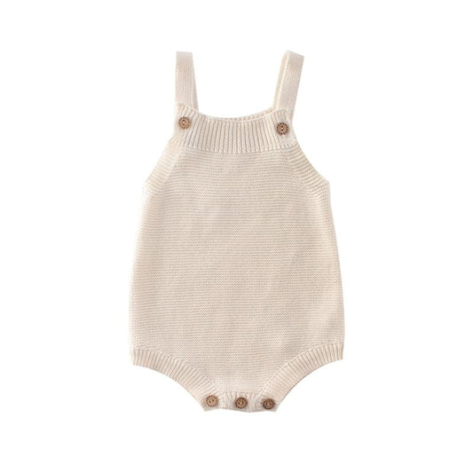 Knitted Bodysuit - White