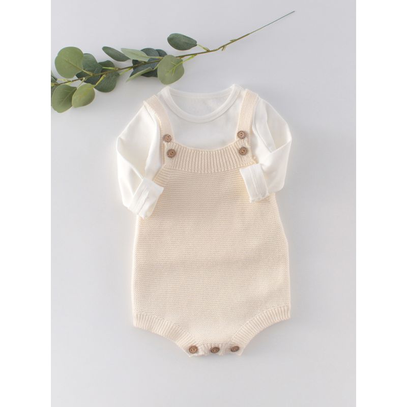 بدلة تريكو - أبيض