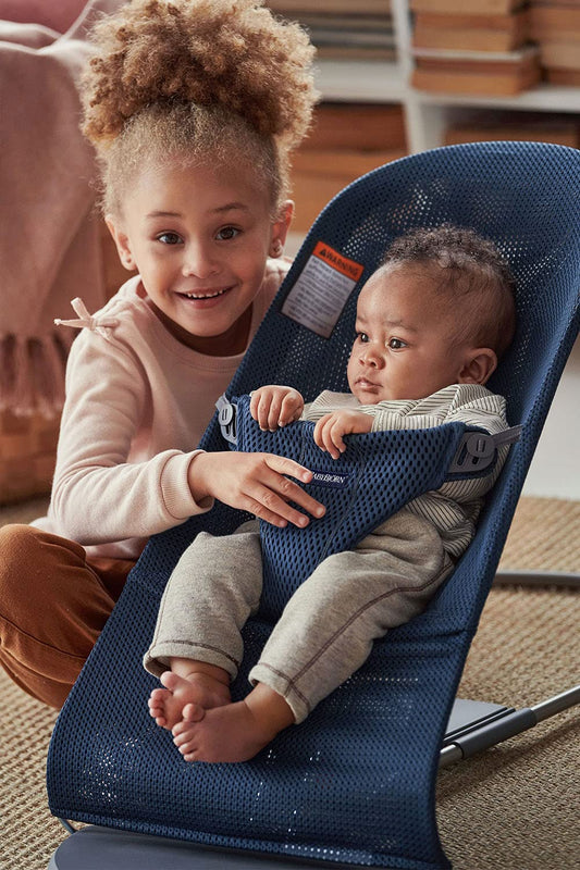 BABYBJORN Bouncer Bliss - Mesh Navy Blue