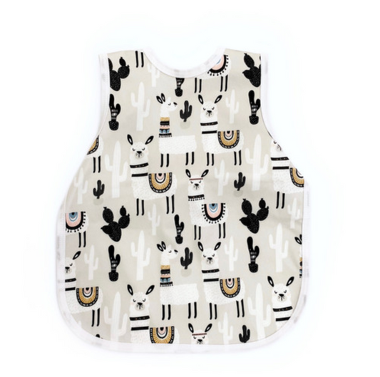 BapronBaby Modern Llamas Bib