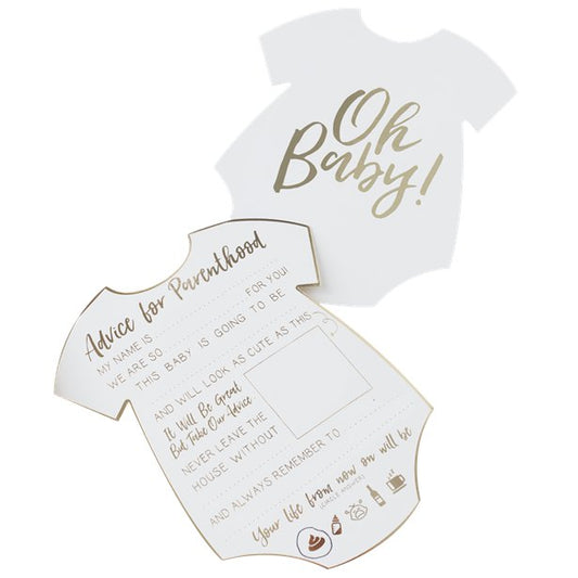 Advice For The Parents Cards - Baby Shower