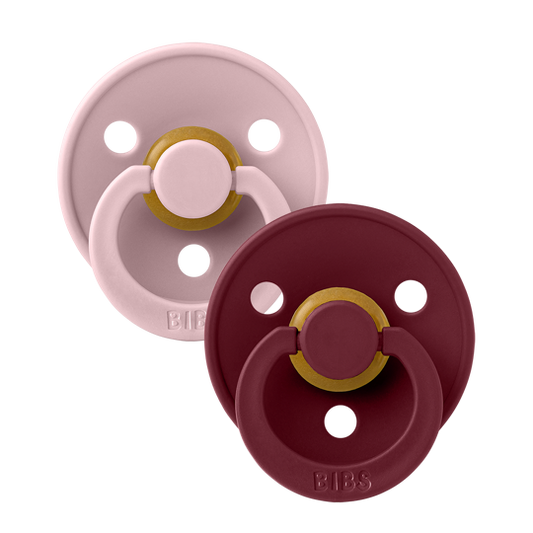 Bibs Pacifier 2pc - Pink Plum / Elderberry