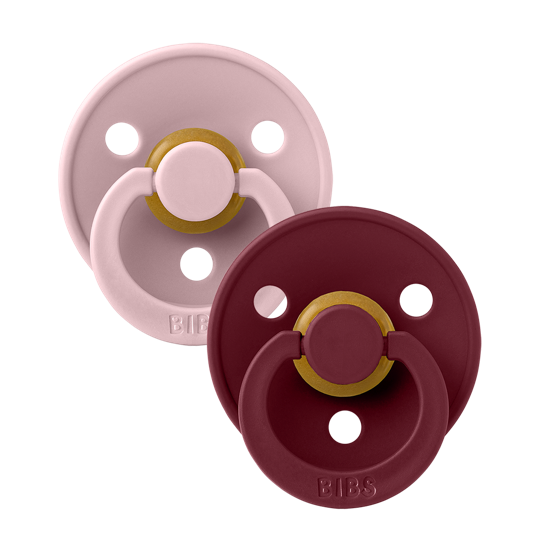 Bibs Pacifier 2pc - Pink Plum / Elderberry