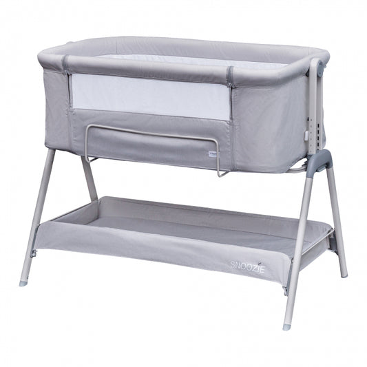 Kinder Valley Snoozie Bedside Crib - Antarctica Grey