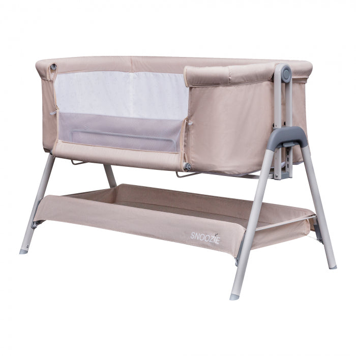 Kinder Valley Snoozie Bedside Crib - Soft Shell