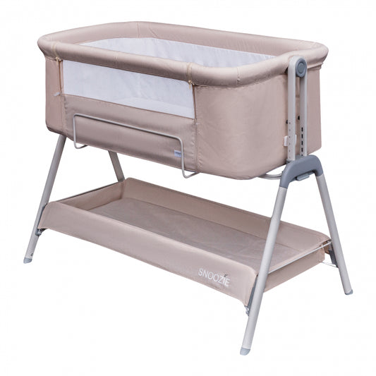 Kinder Valley Snoozie Bedside Crib - Soft Shell
