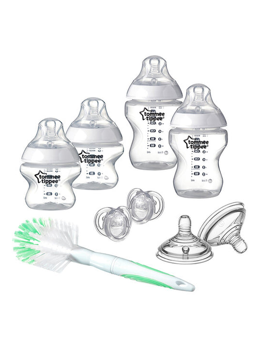 Tommee Tippee Feeding Bottle Kit, Starter Set - Clear