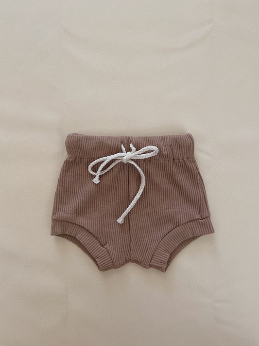 Tiny Trove Wategos Shorts - Mocha