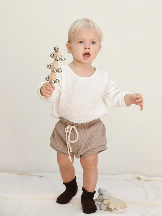 Tiny Trove Wategos Shorts - Taupe