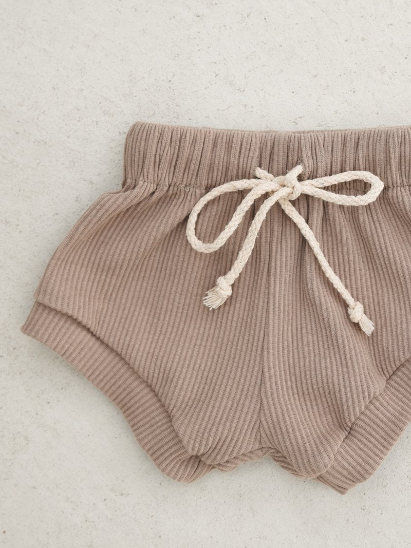 Tiny Trove Wategos Shorts - Taupe