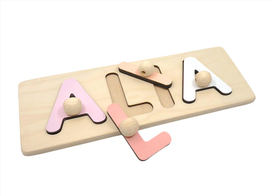 Wooden Name Puzzle - Alia