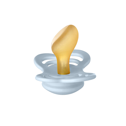 Bibs Pacifier Couture (2 Pack) - Iron / Baby Blue