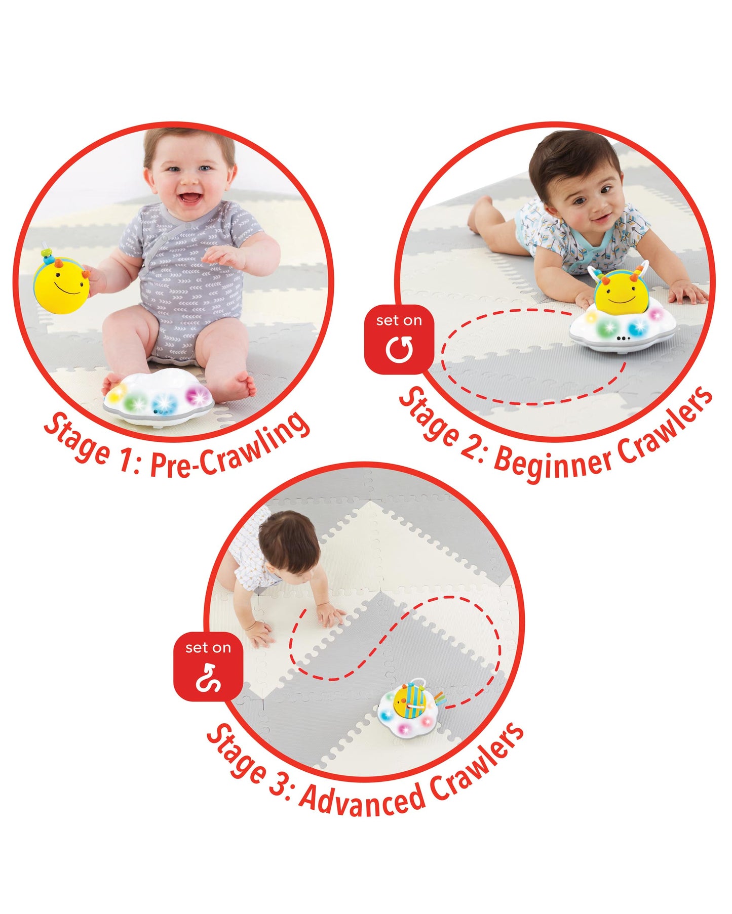 SkipHop Explore & More Follow-Bee Crawl Toy