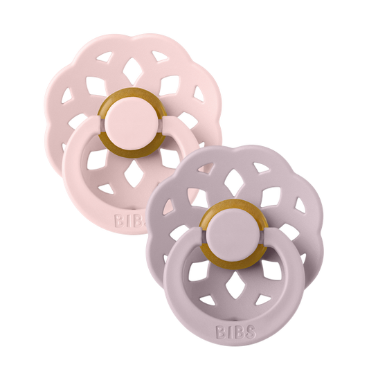 Bibs Pacifier Boheme (2 Pack) - Blossom / Dusky Lilac