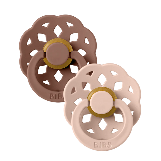 Bibs Pacifier Boheme (2 Pack) - Woodchuck / Blush