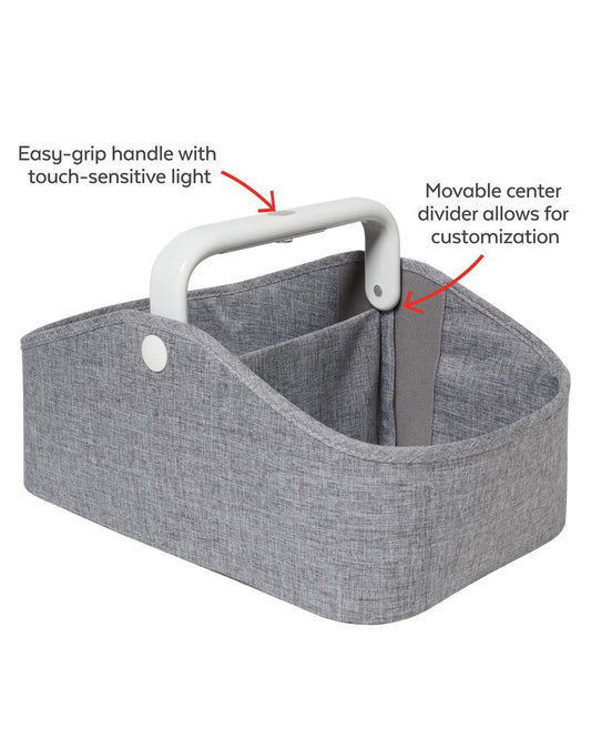 SkipHop Light Up Diaper Caddy - Grey