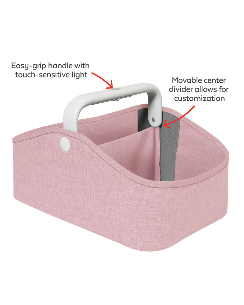 SkipHop Light Up Diaper Caddy - Pink