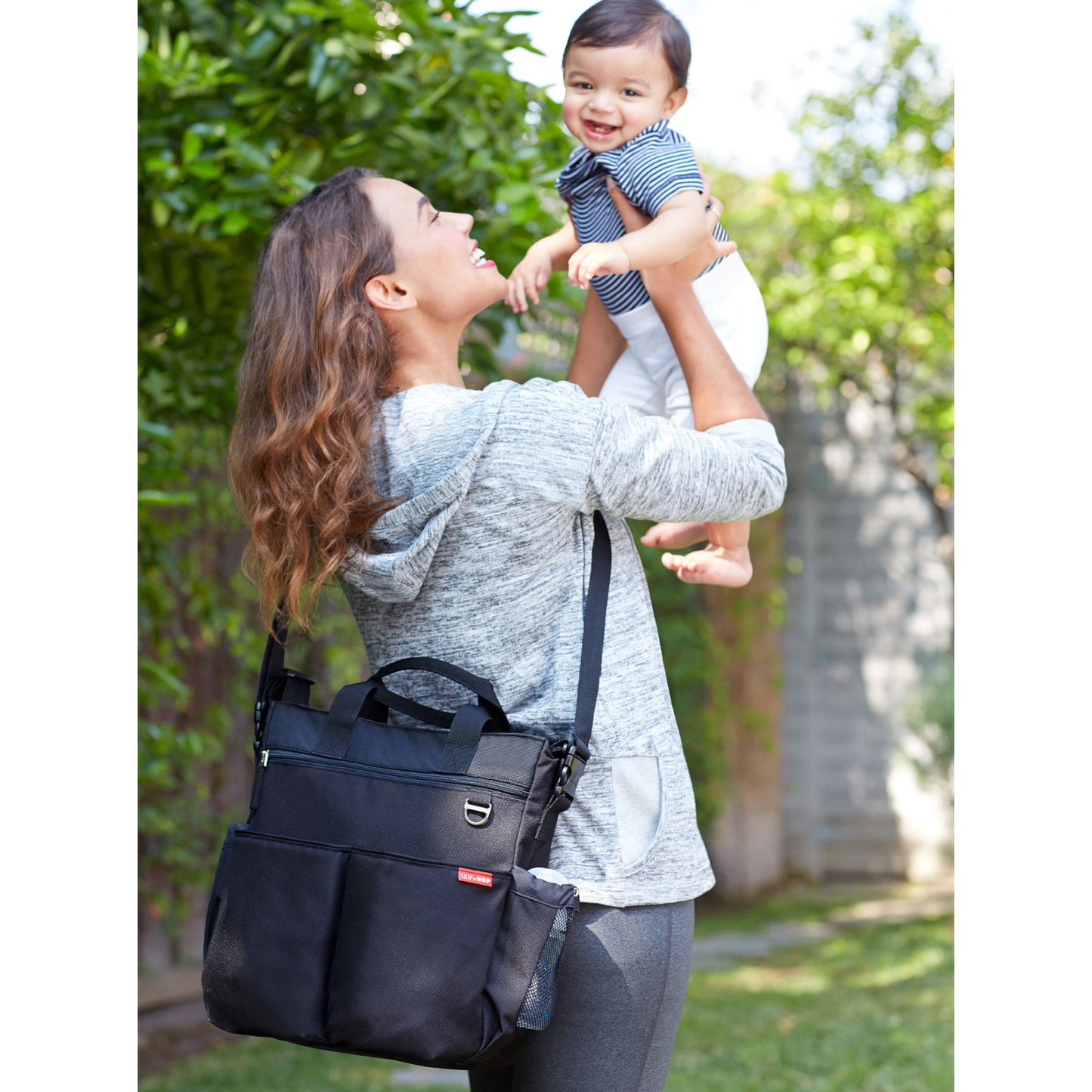 SkipHop Duo Signature Diaper Bag - Black