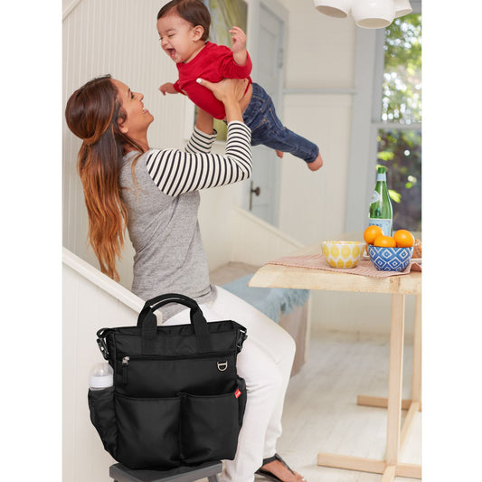 SkipHop Duo Signature Diaper Bag - Black