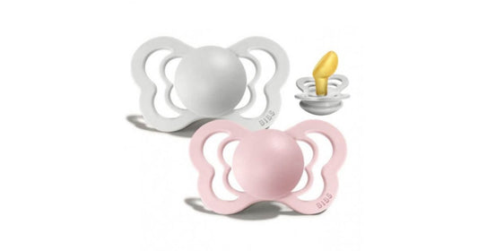 Bibs Pacifier Couture 2pc - Haze / Blossom