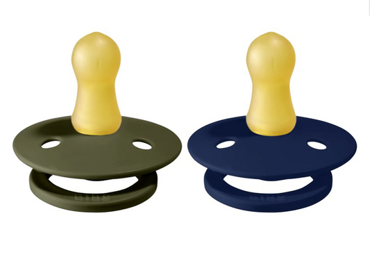 Bibs Colour Pacifier 2pc - Hunter Green / Deep Space