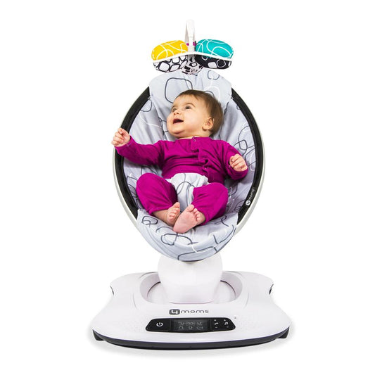4Moms Mamaroo 4.0 Multi-Motion Baby Swing - Silver Plush