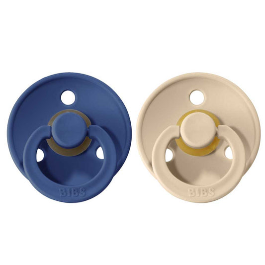 Bibs Pacifier 2pc - Midnight / Vanilla