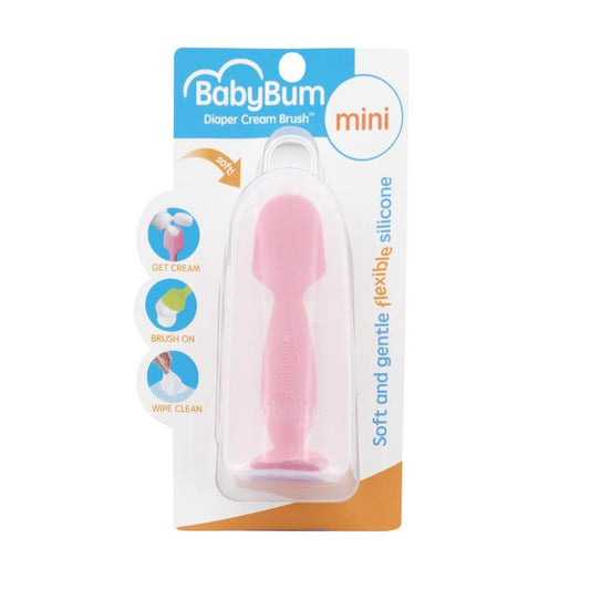 Bumco Baby Bum Mini Diaper Cream Brush with Case - Pink