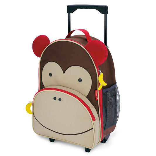 Skip Hop Zoo Kids Rolling Bag - Monkey