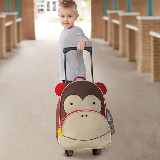 Skip Hop Zoo Kids Rolling Bag - Monkey