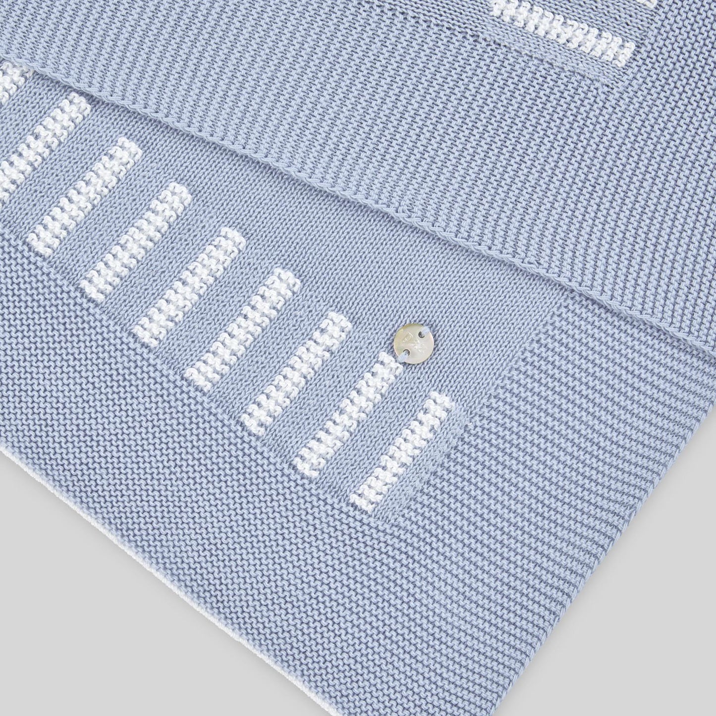 Paz Rodriguez 3-Piece (Sweater, Pants, Blanket) Gift Set - Blue Cloud