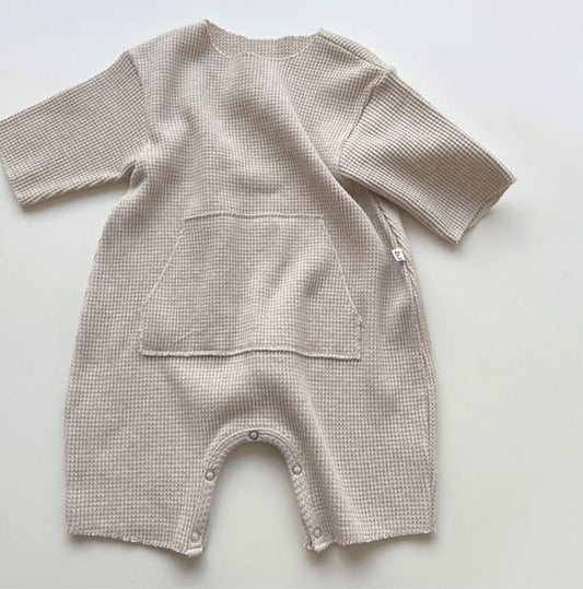 Peekaboo Bodysuit - Oatmeal