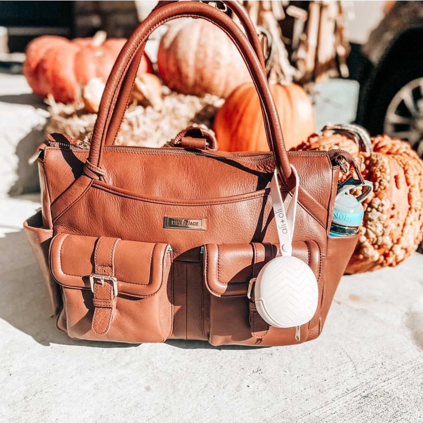 Ali+Oli Pacifier Holder - Baby Blue