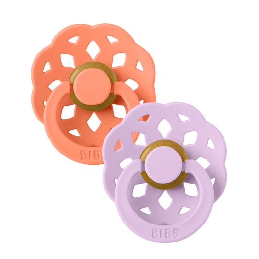 Bibs Pacifier Boheme - Papaya / Violet Sky