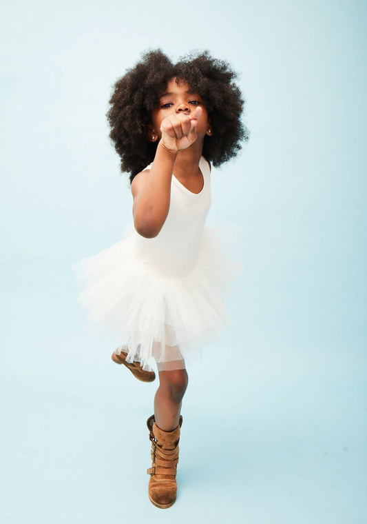 iloveplum B.A.E. Tutu Dress - Pearl Ivory