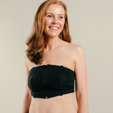 Simple Wishes Women's All-in-One SuperMom Nursing and Pumping Bralette -  Black L